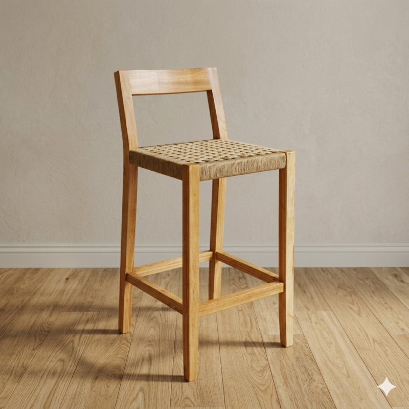 Banqueta Cuadrada Paraiso Tejida