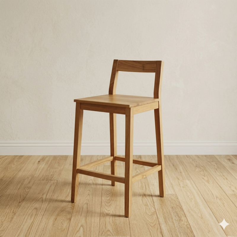 Banqueta Cuadrada Paraiso Maciza