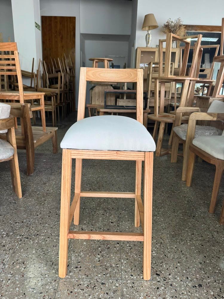 Banqueta Cuadrada Tapizada Paraiso - Imagen 4