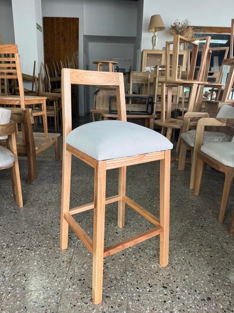 Banqueta Cuadrada Tapizada Paraiso - Imagen 3
