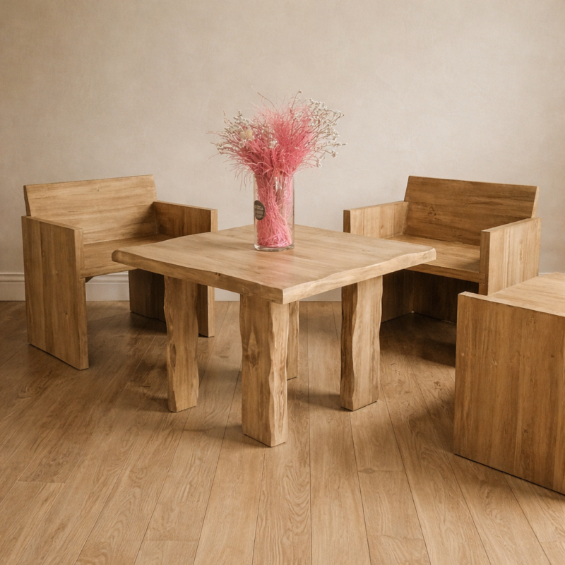 Juego de Sillones y Mesa Alamo