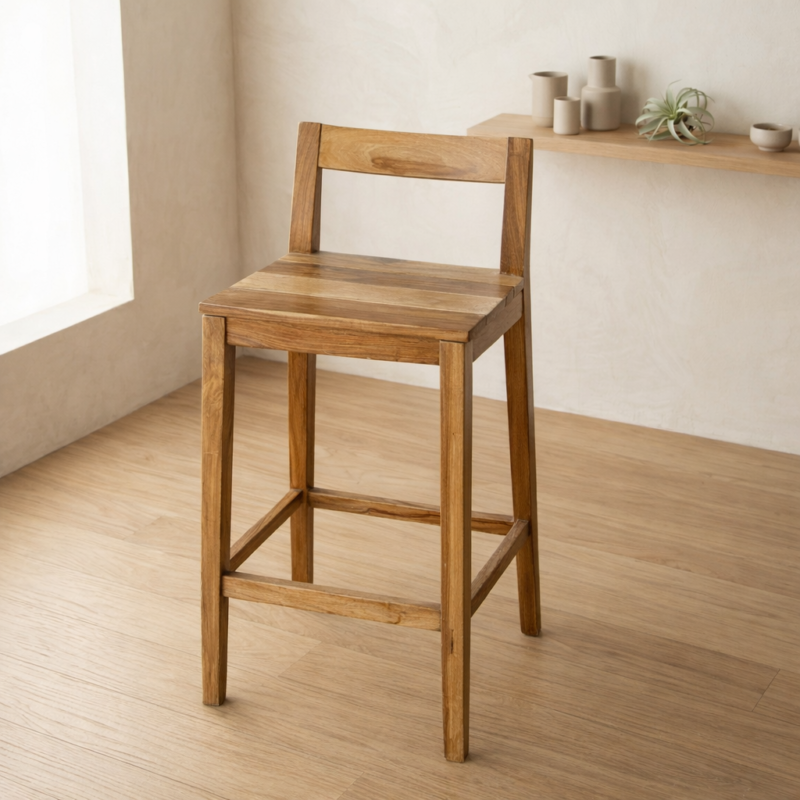 Banqueta Cuadrada Petiribi Maciza