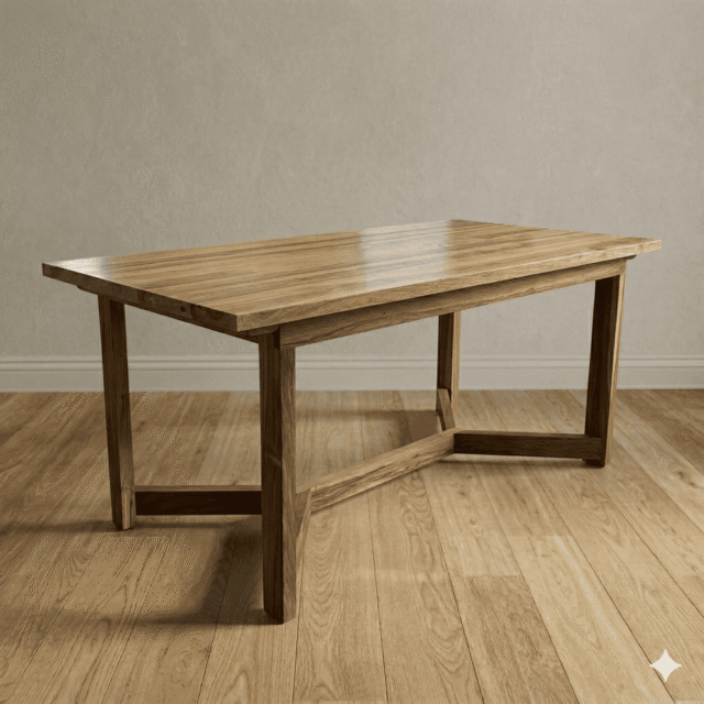 Mesa Petiribi Maciza base "Y" - A medida