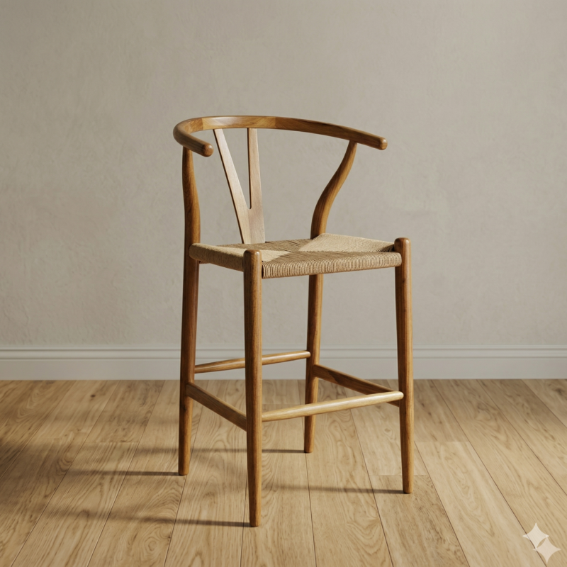 Banqueta Wishbone Petiribi Tejida