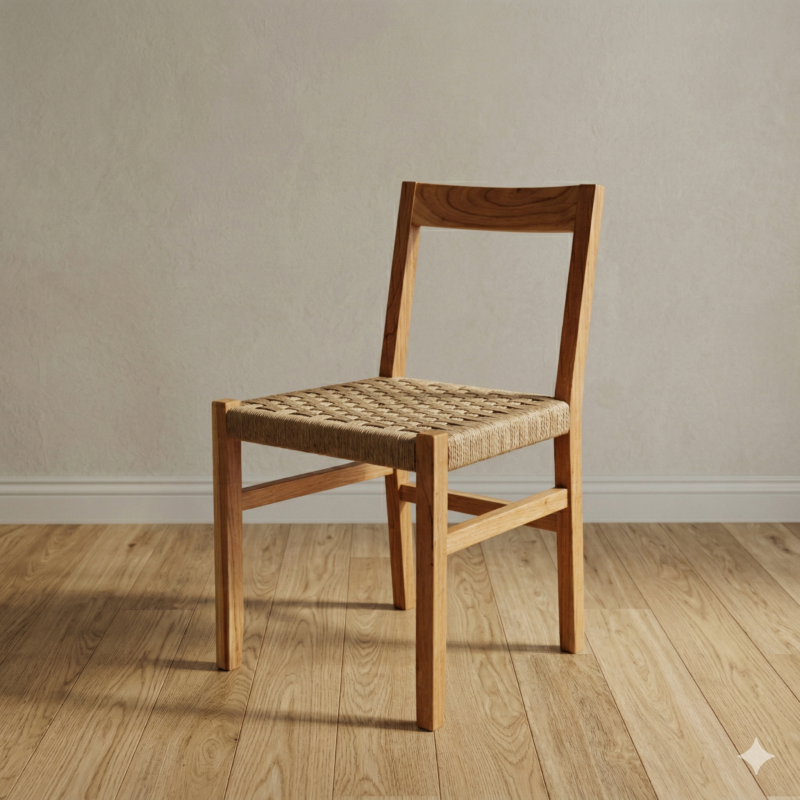 Silla cuadrada Paraiso Tejida