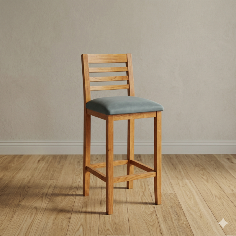 Banqueta Palito Paraiso Tapizada