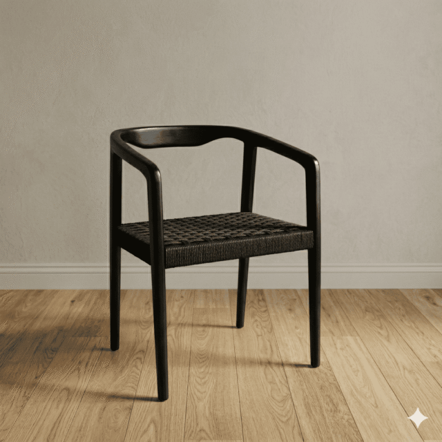 Silla Bali Tejida Full Black