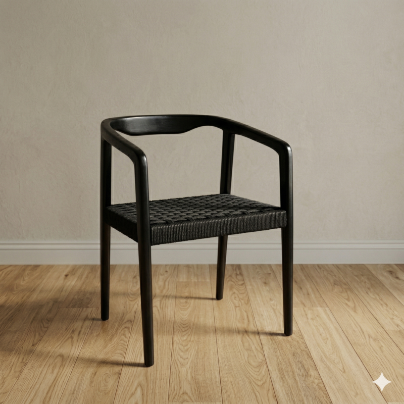 Silla Bali Tejida Full Black