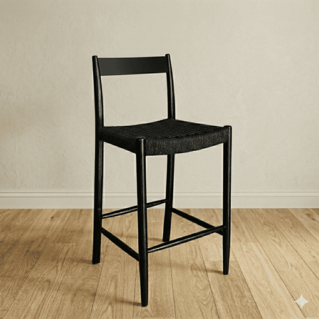 Banqueta Moller Tejida Full Black