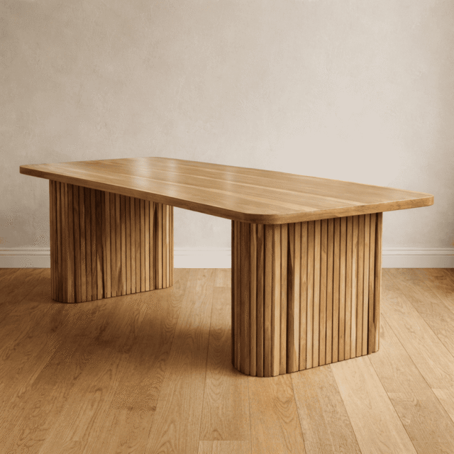 Mesa 200x100 Base Varillada Doble Maciza - Petiribi