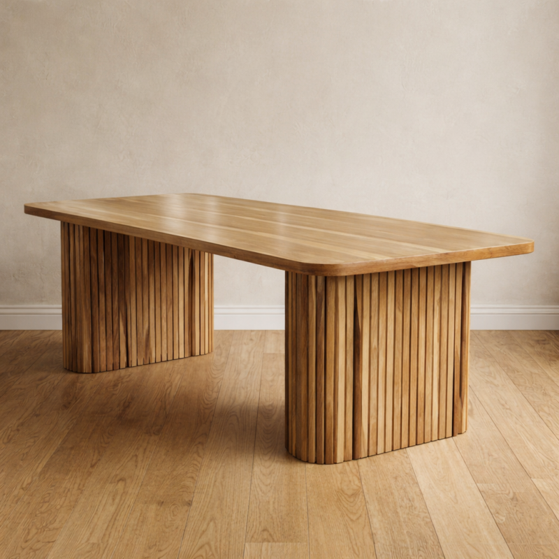 Mesa 200x100 Base Varillada Maciza - Petiribi