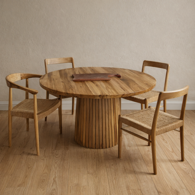 Mesa Petiribi Maciza  Base varillada