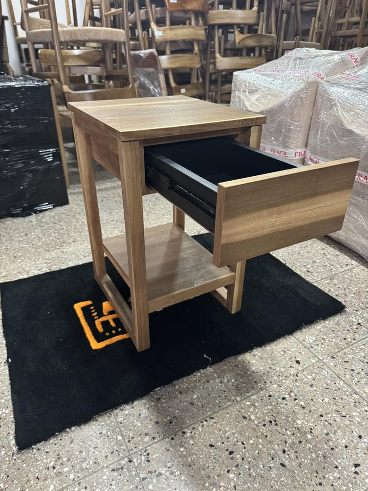 Mesa de luz Enchapada en Petiribi 1 Cajon - Imagen 4