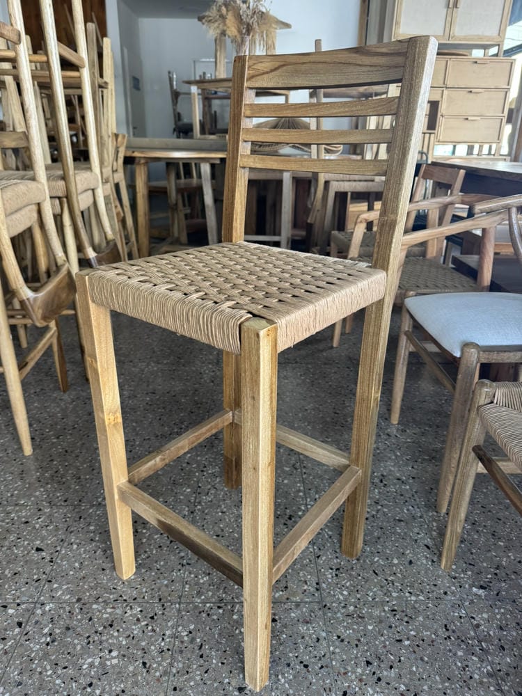 Banqueta palito tejida petiribi - Imagen 3