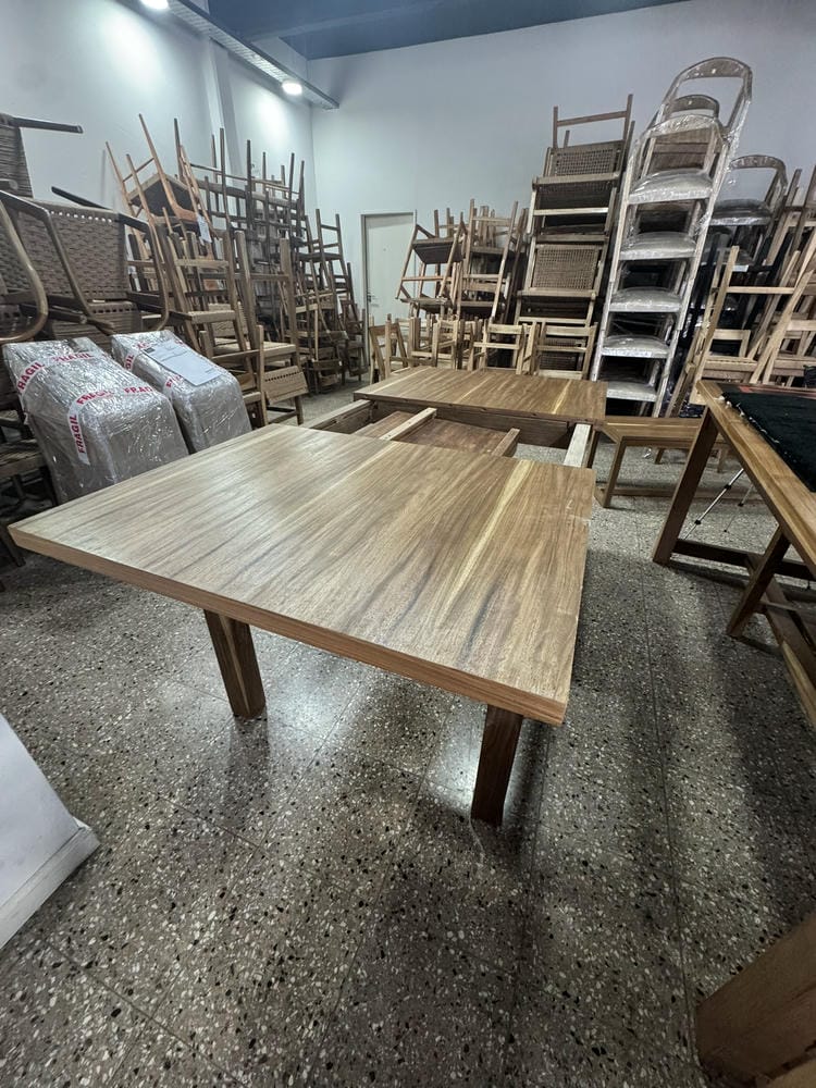 Mesa Extensible Enchapada En Petiribi 140cm a 180cm x 90cm - Imagen 3